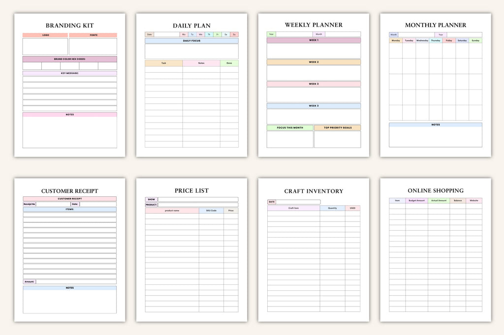 Craft Business Planner