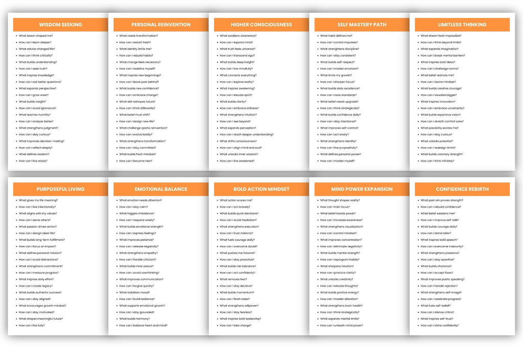 Mind Awakening Prompts for Inspiration