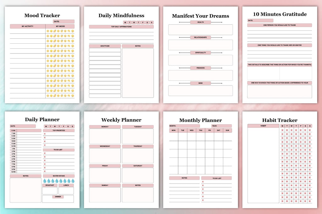 Positive Mindset Planner