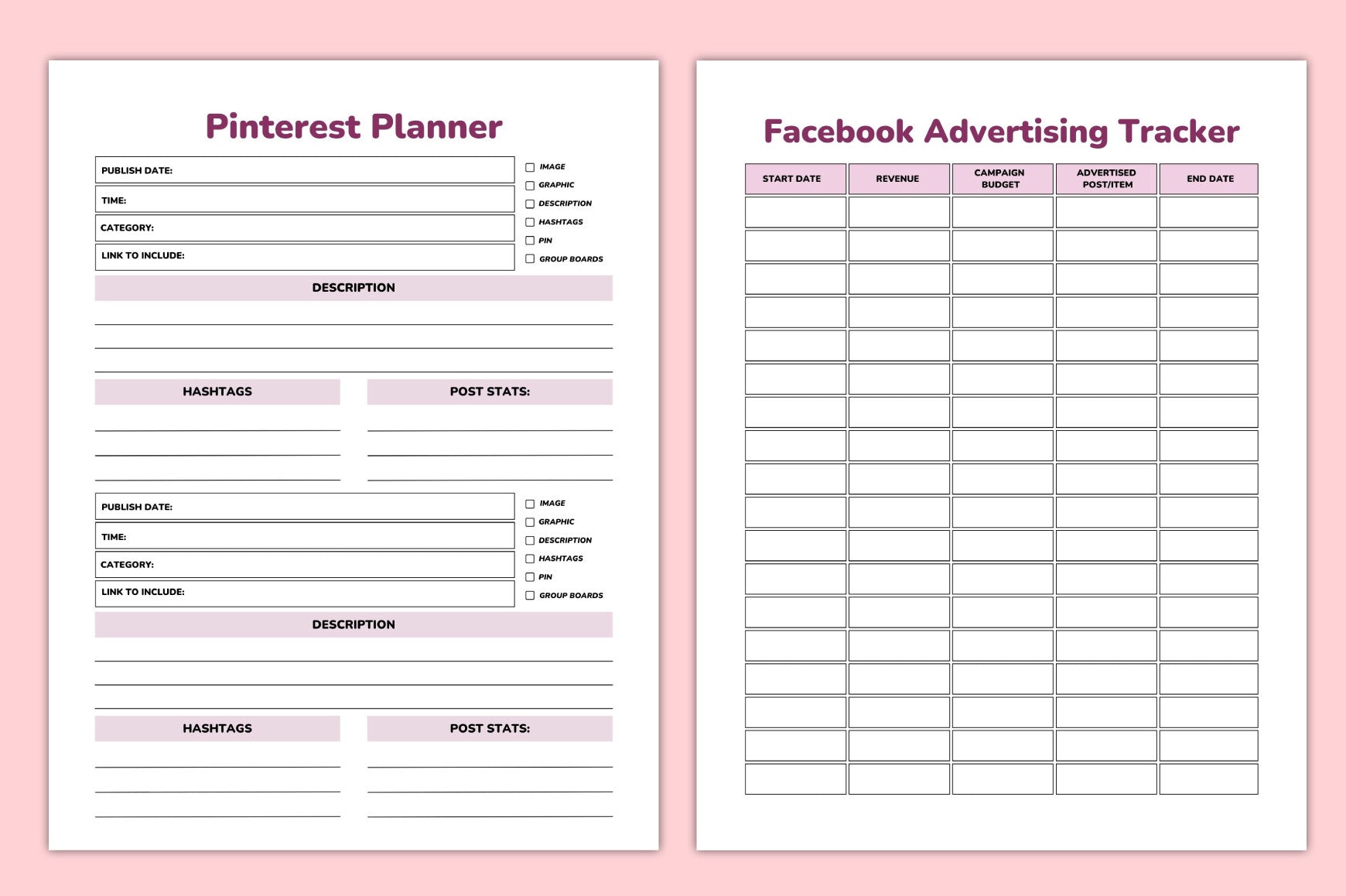 Social Media Planner