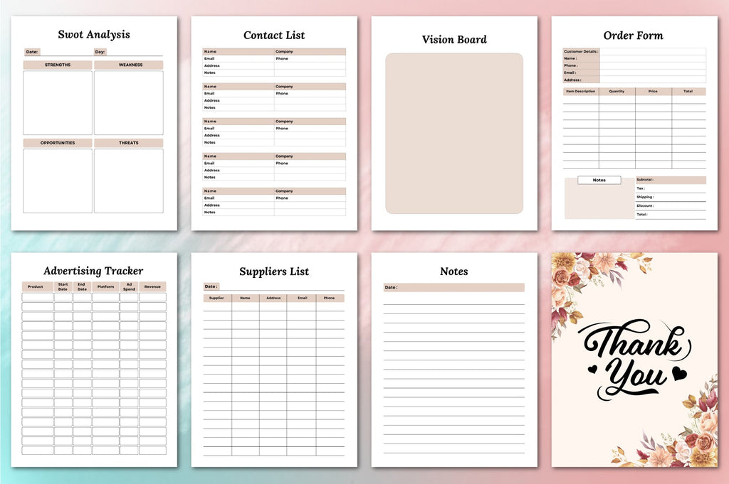 Business Planner Template