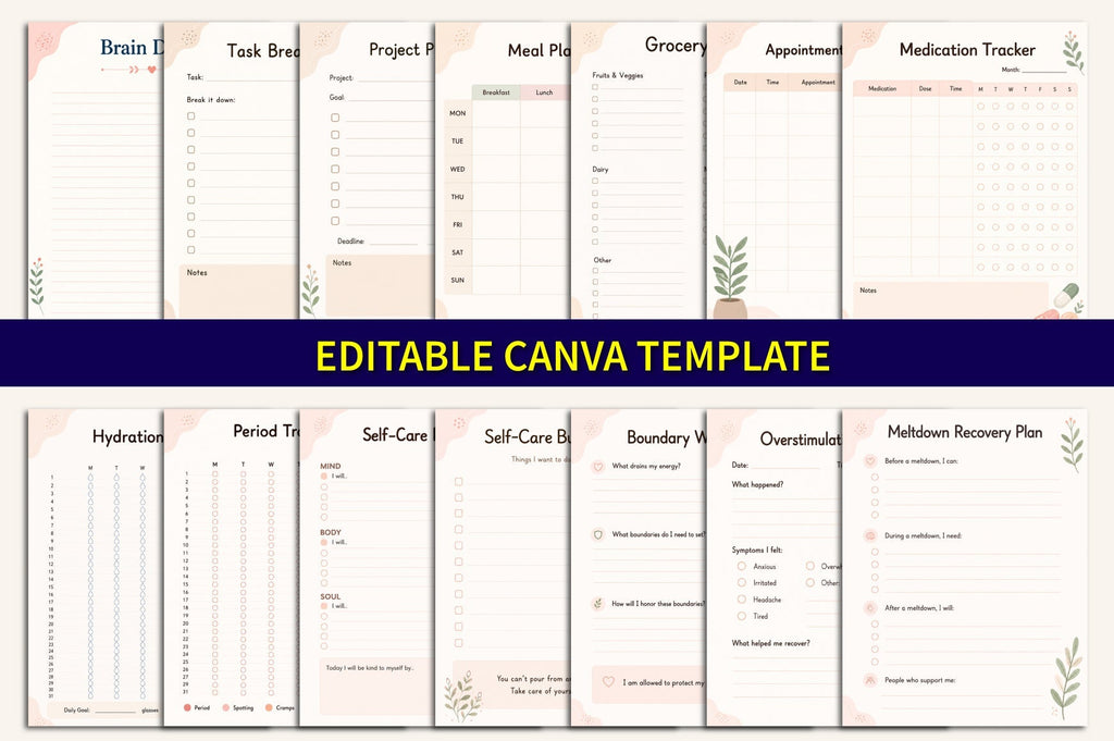 Adhd Life Management Planner