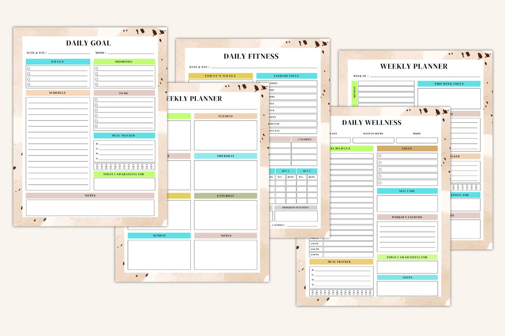 Yearly Daily Weekly Monthly Planner