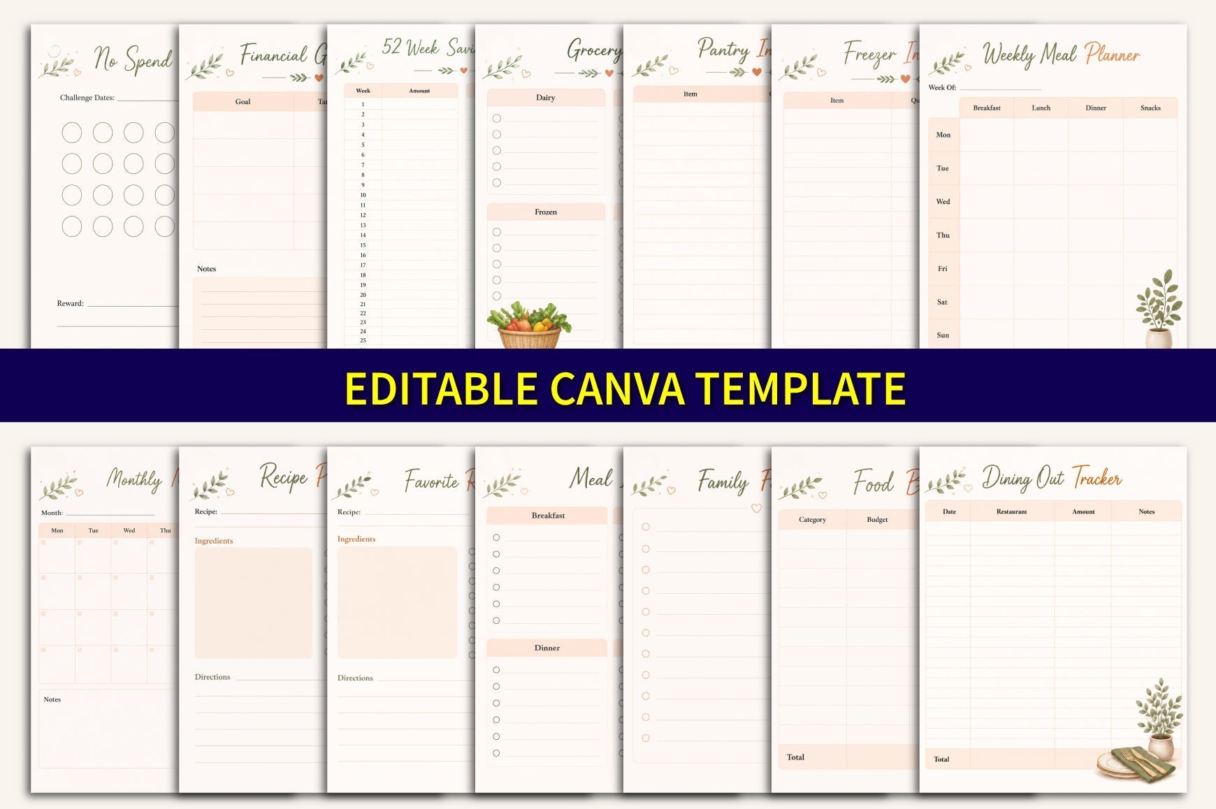 Family Budget Meal Planner