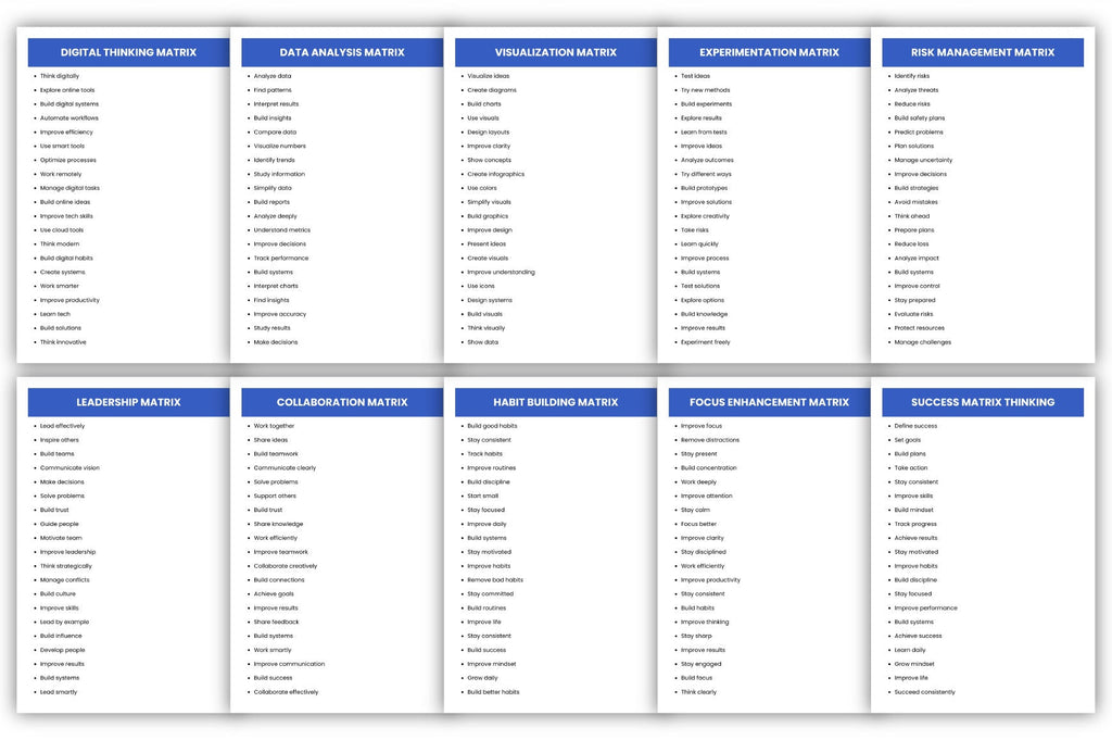 Creative Matrix Prompts