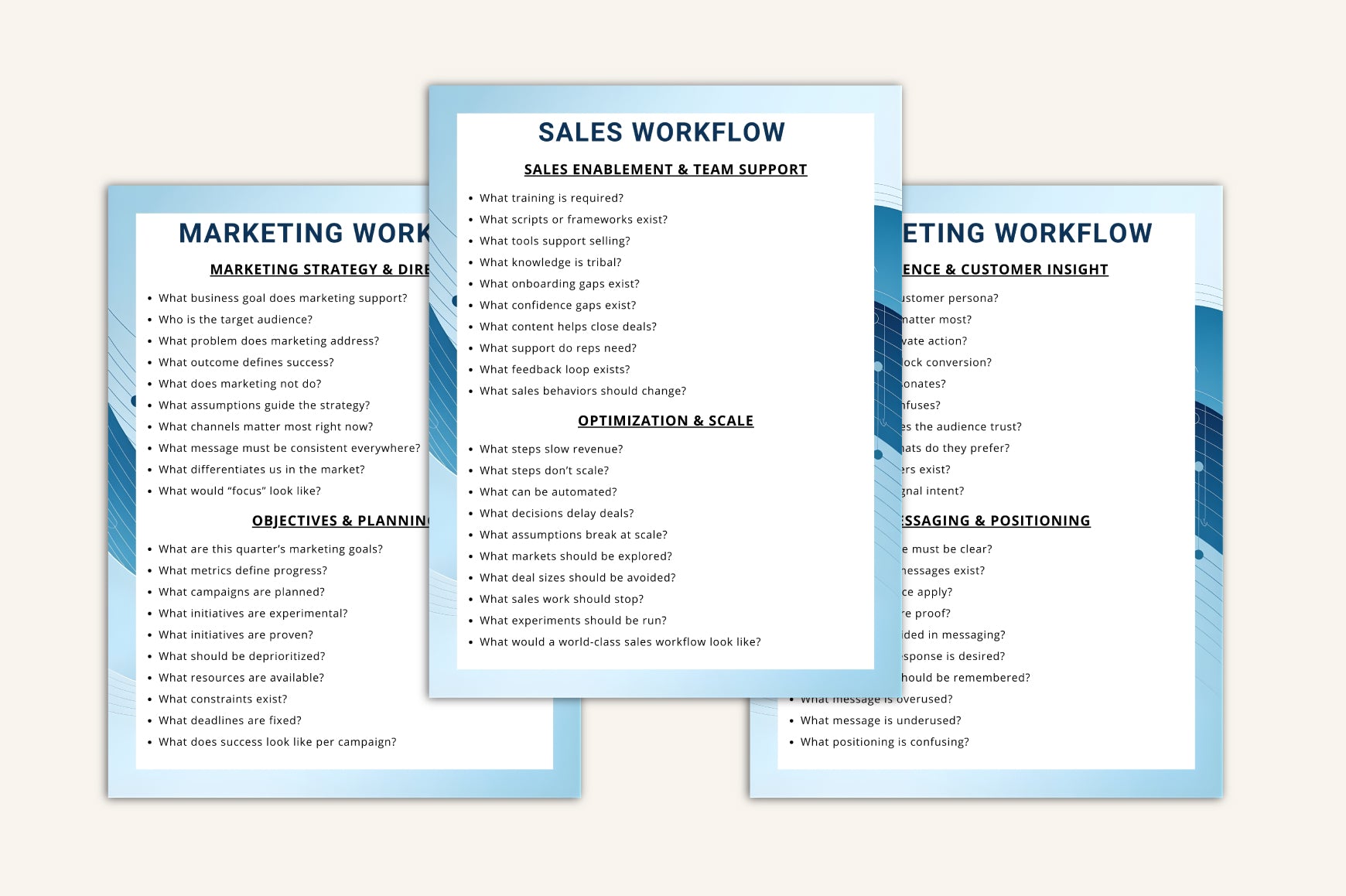 Business Workflow Prompts