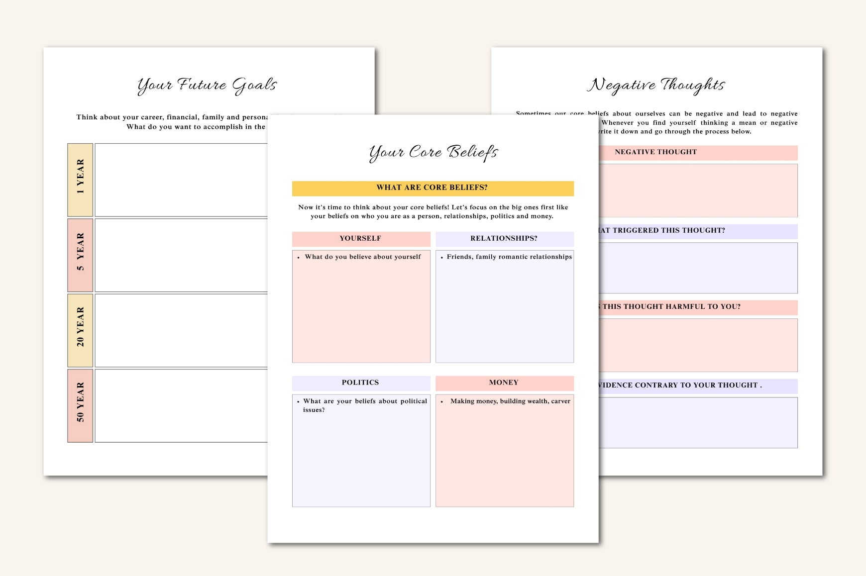 Self Exploration Workbook