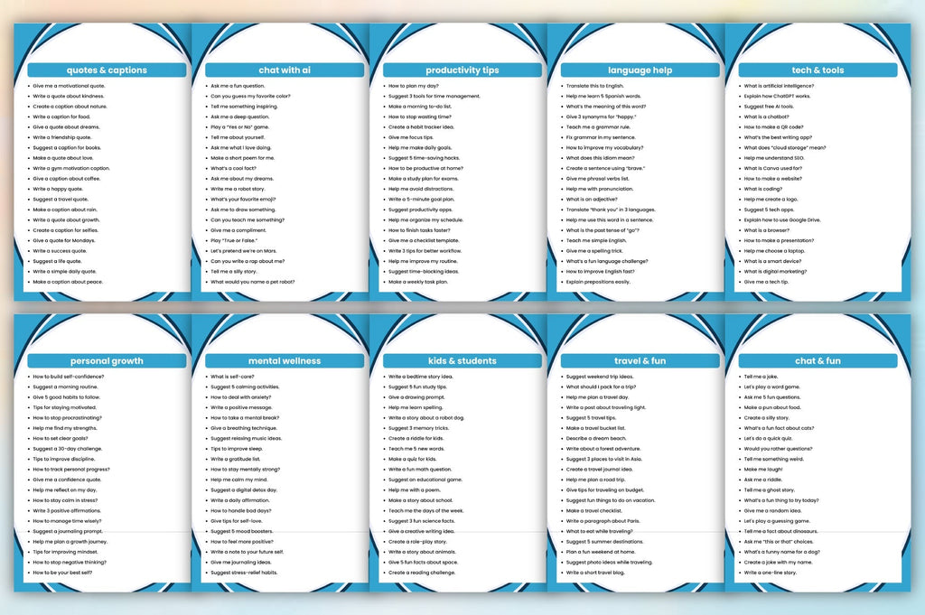 The ChatGPT Guide for Beginners Planner
