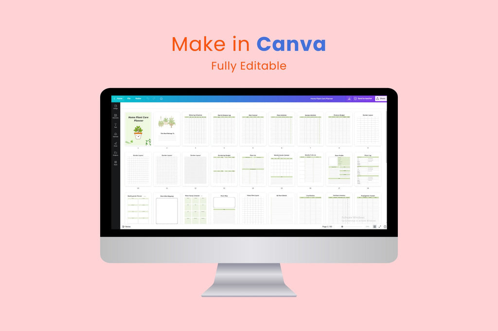 Home Plant Care Planner