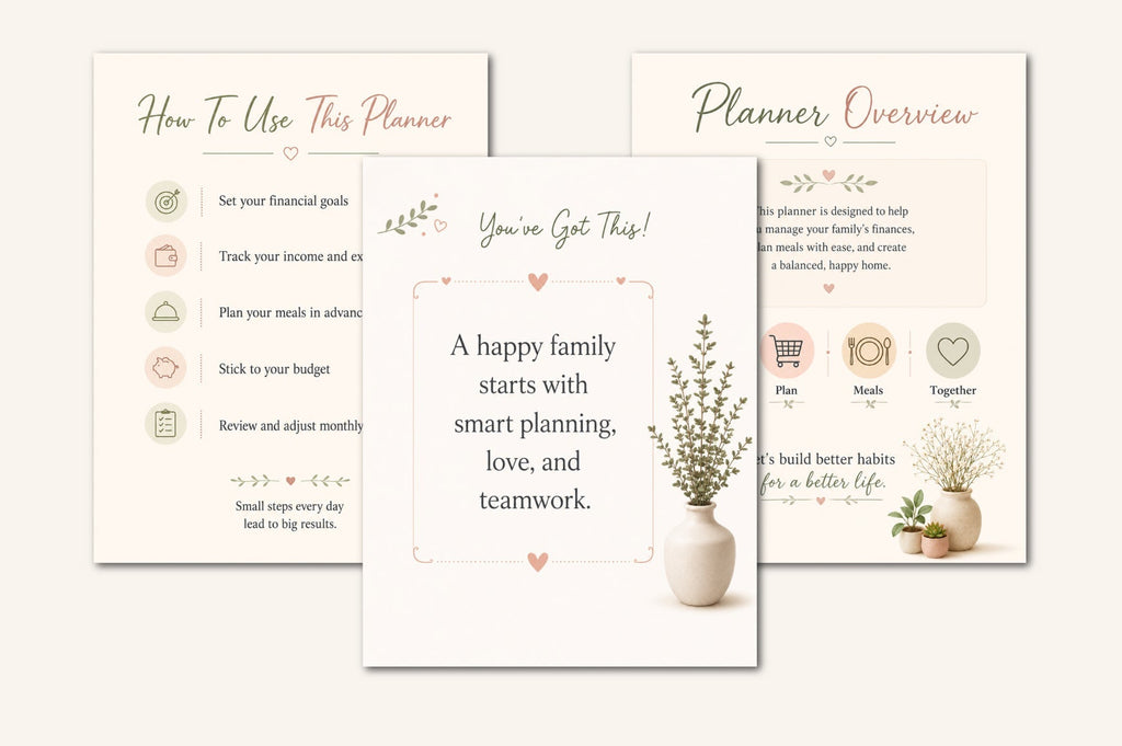 Family Budget Meal Planner