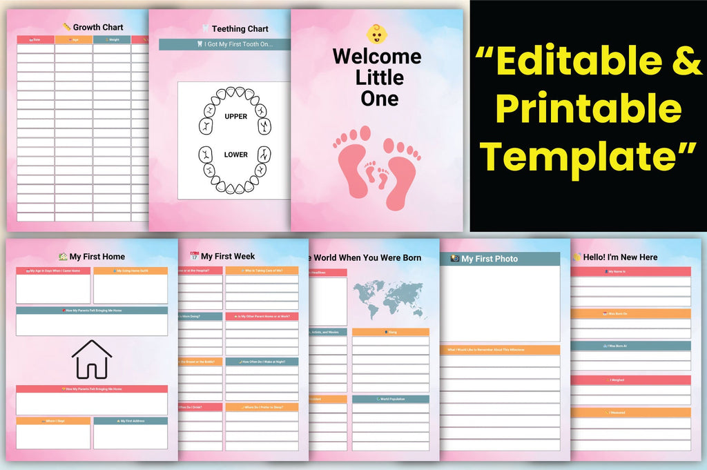Sweet Baby Memories Journal