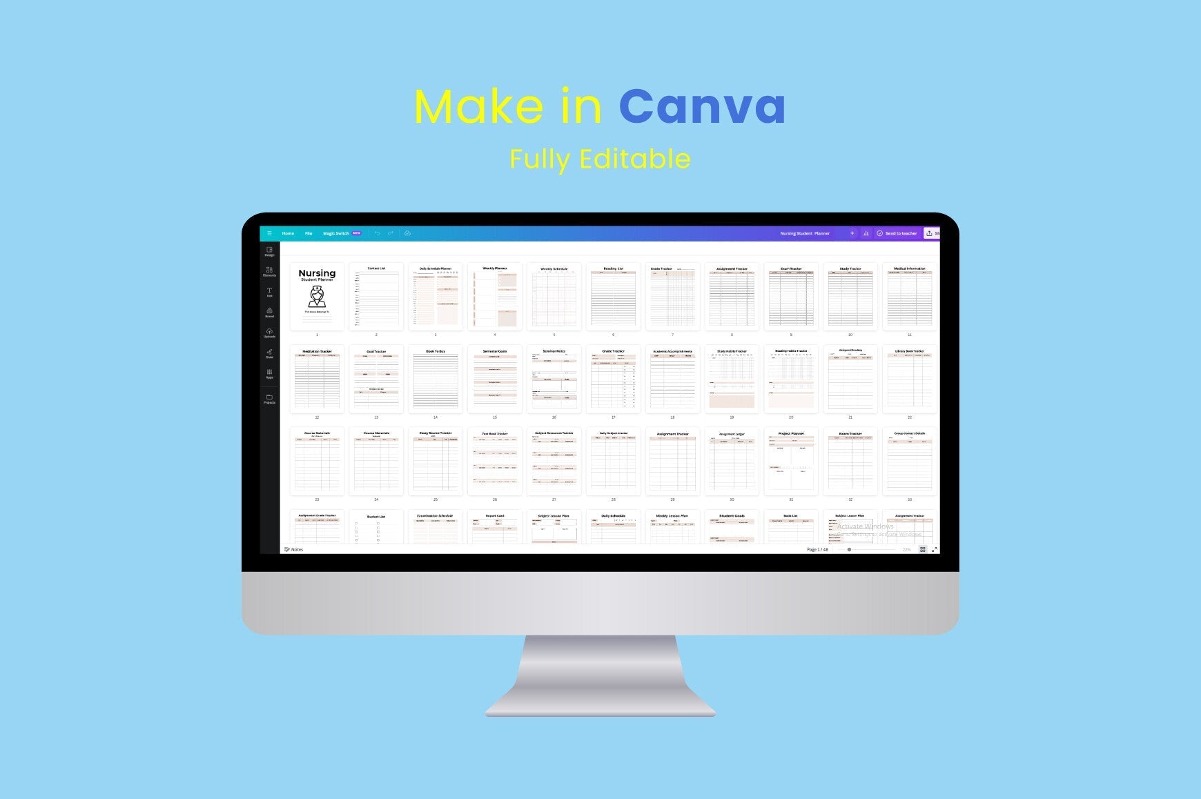 Nursing Student Planner
