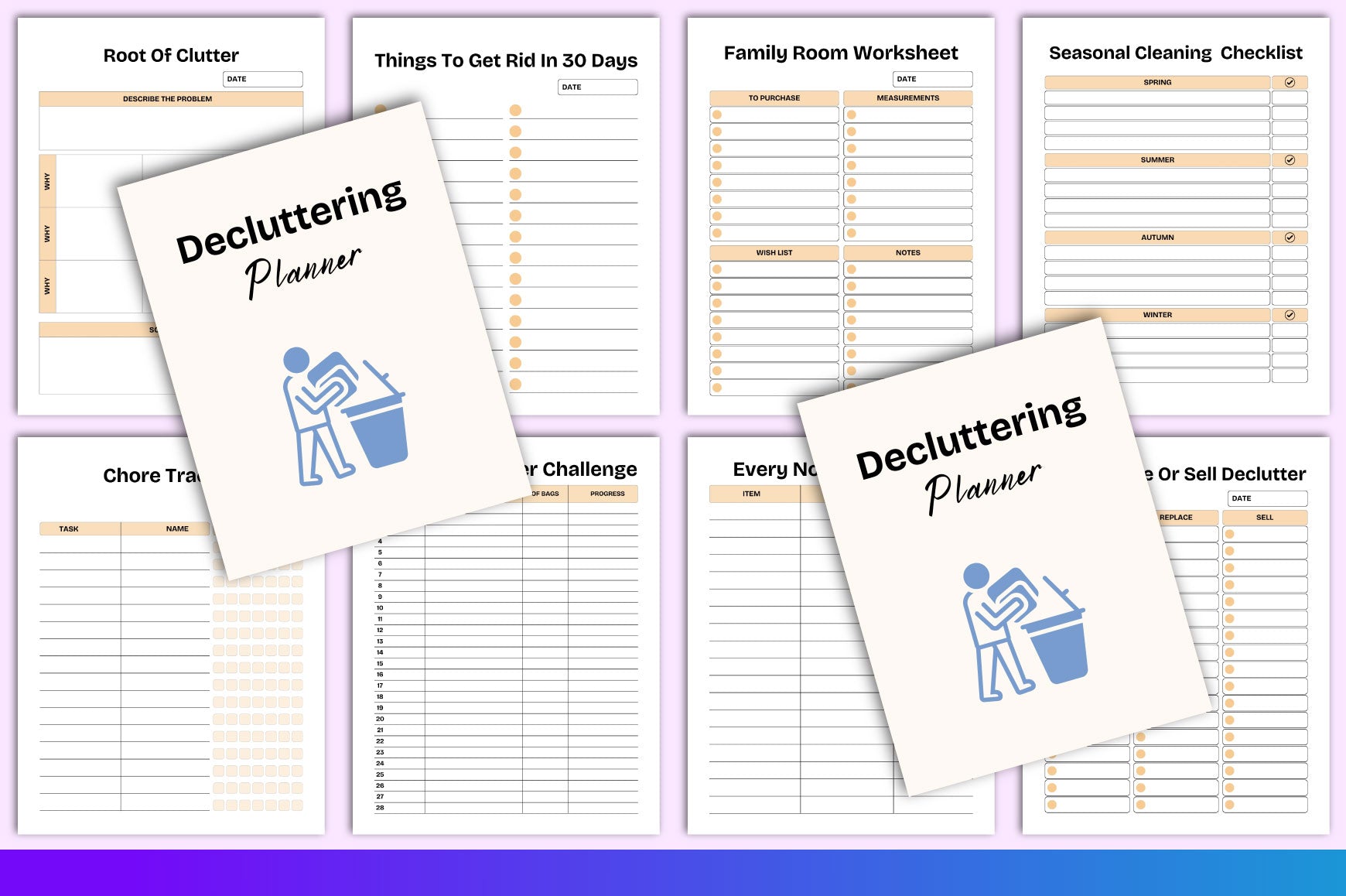 Decluttering Planner Guide