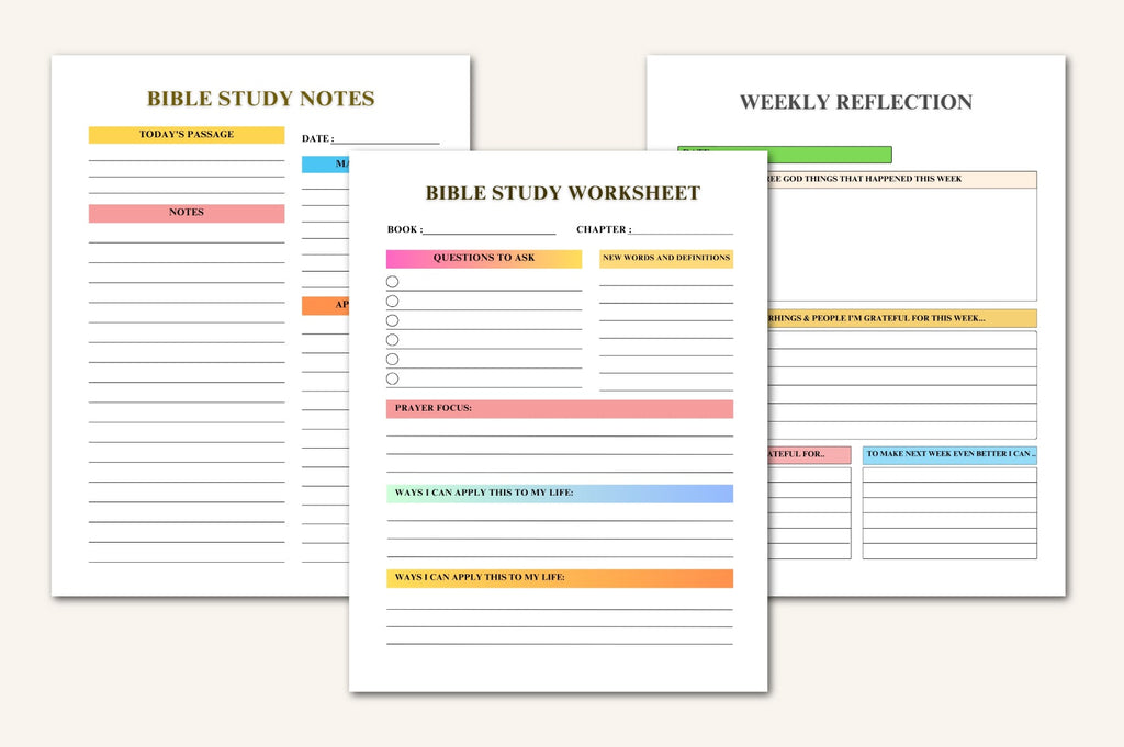 Faith Bible Reflection Journal