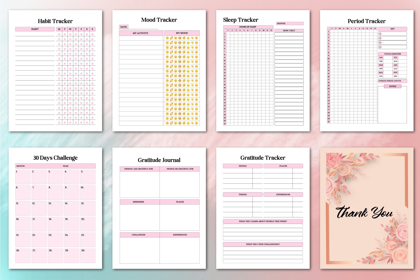 Self Confidence Planner