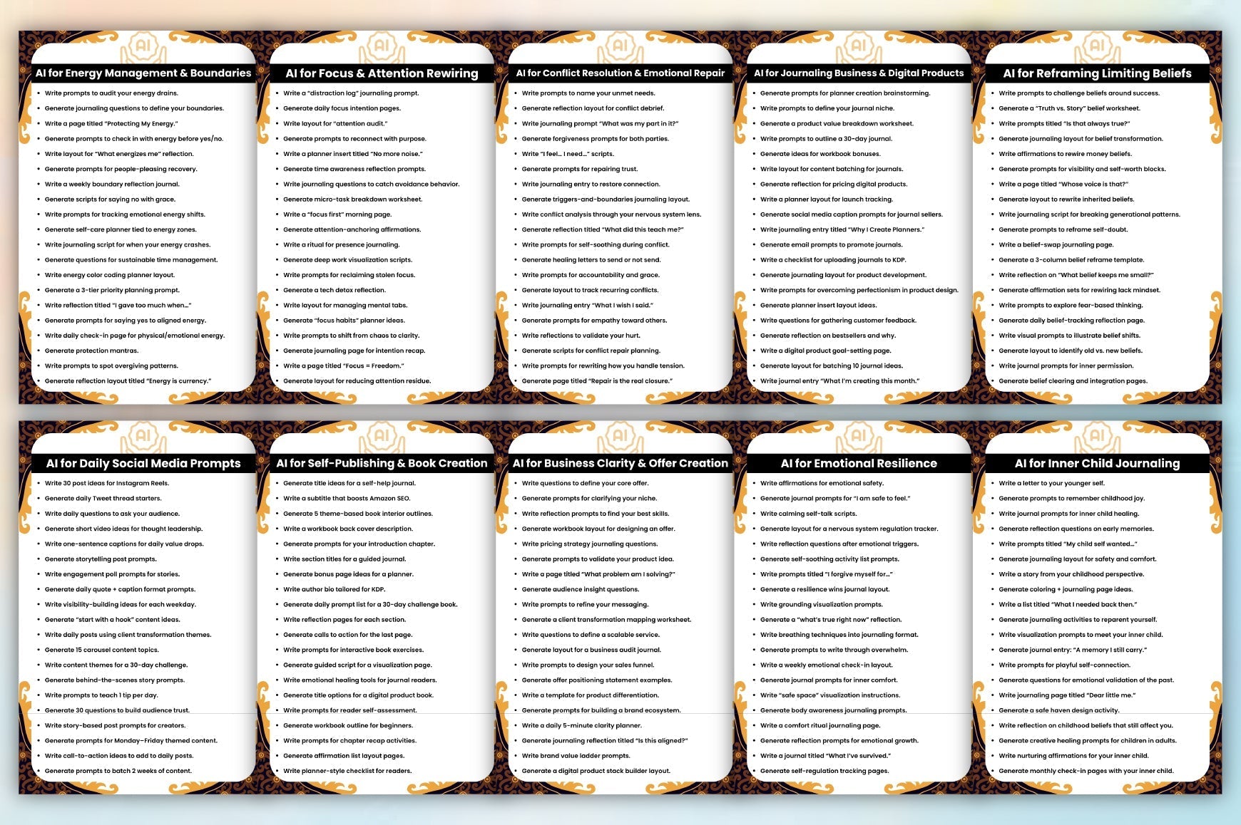 The Ultimate ChatGPT Library Prompts