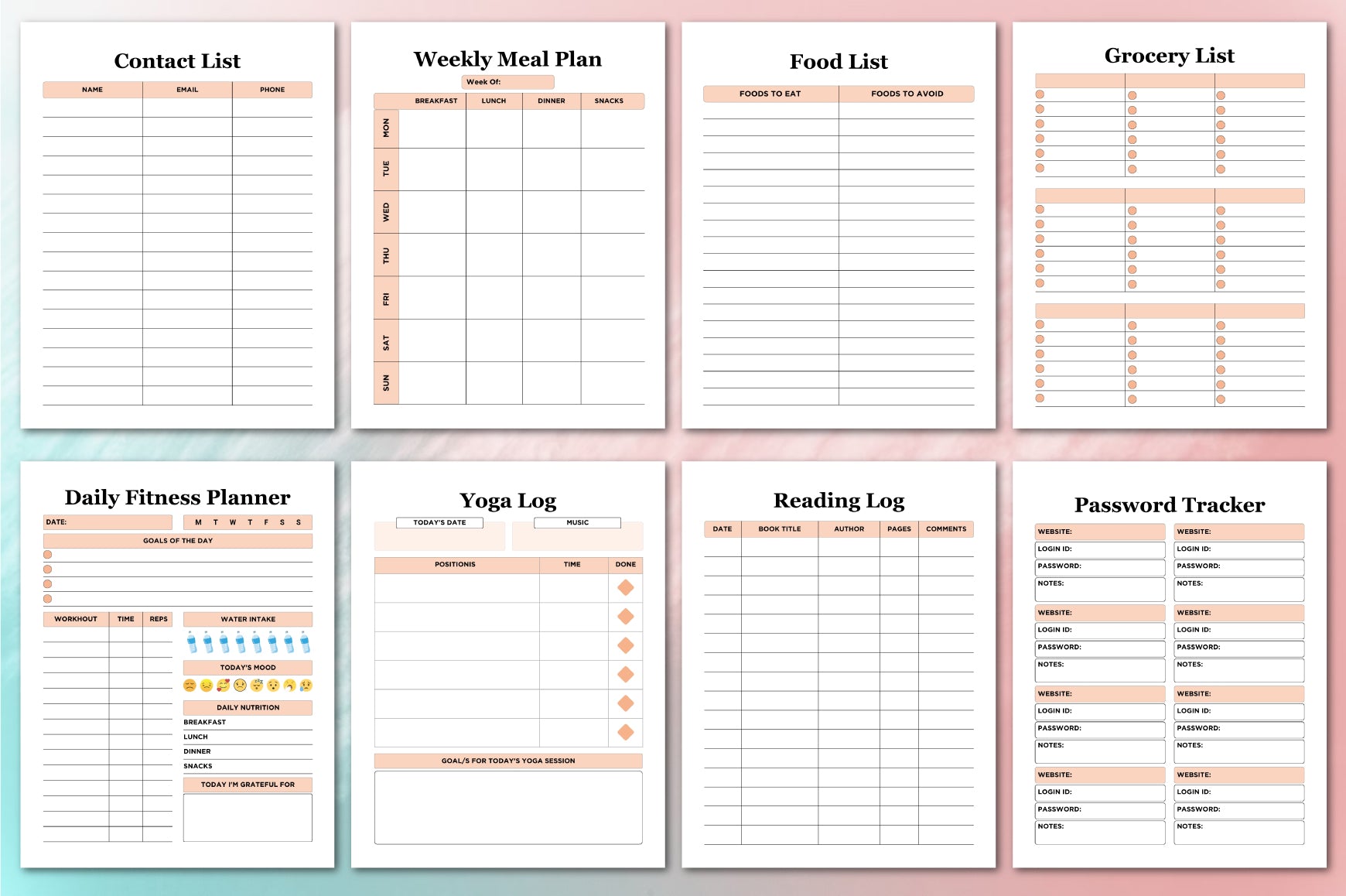 Aesthetic Planner