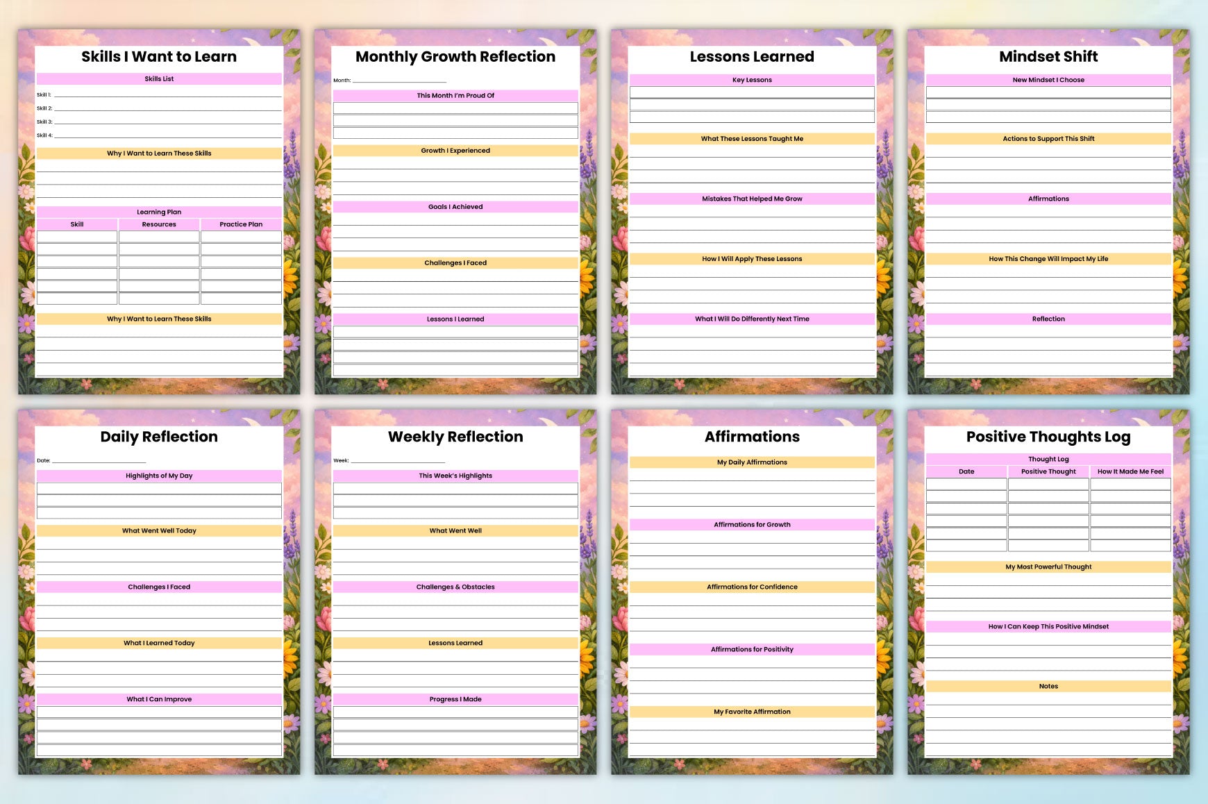 Gratitude Growth Planner