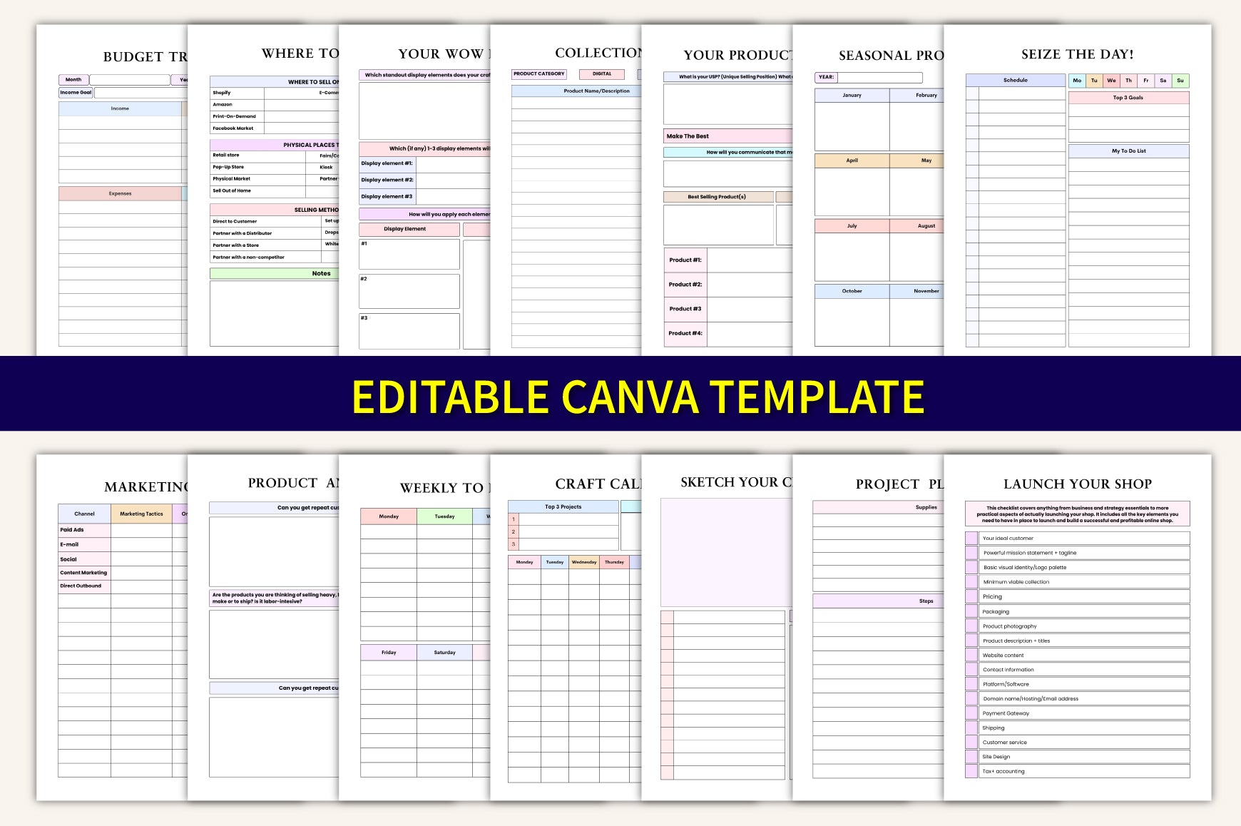 Craft Business Planner