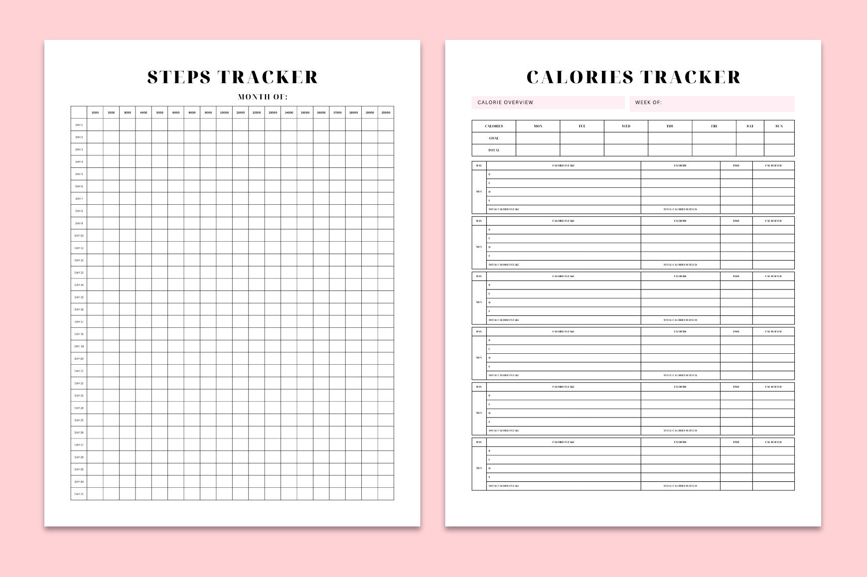 Health and Fitness Planner