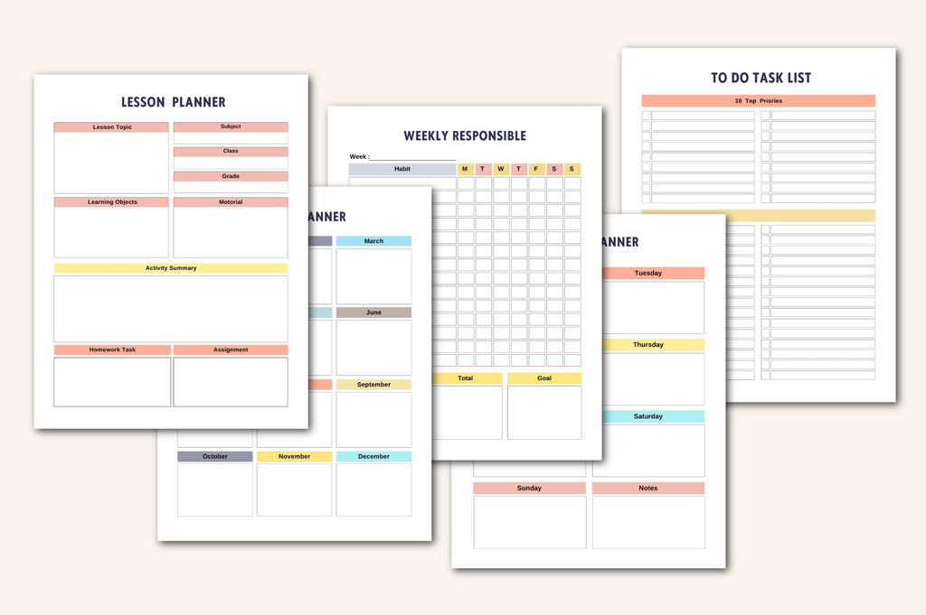 Homeschool Management Binder Planner