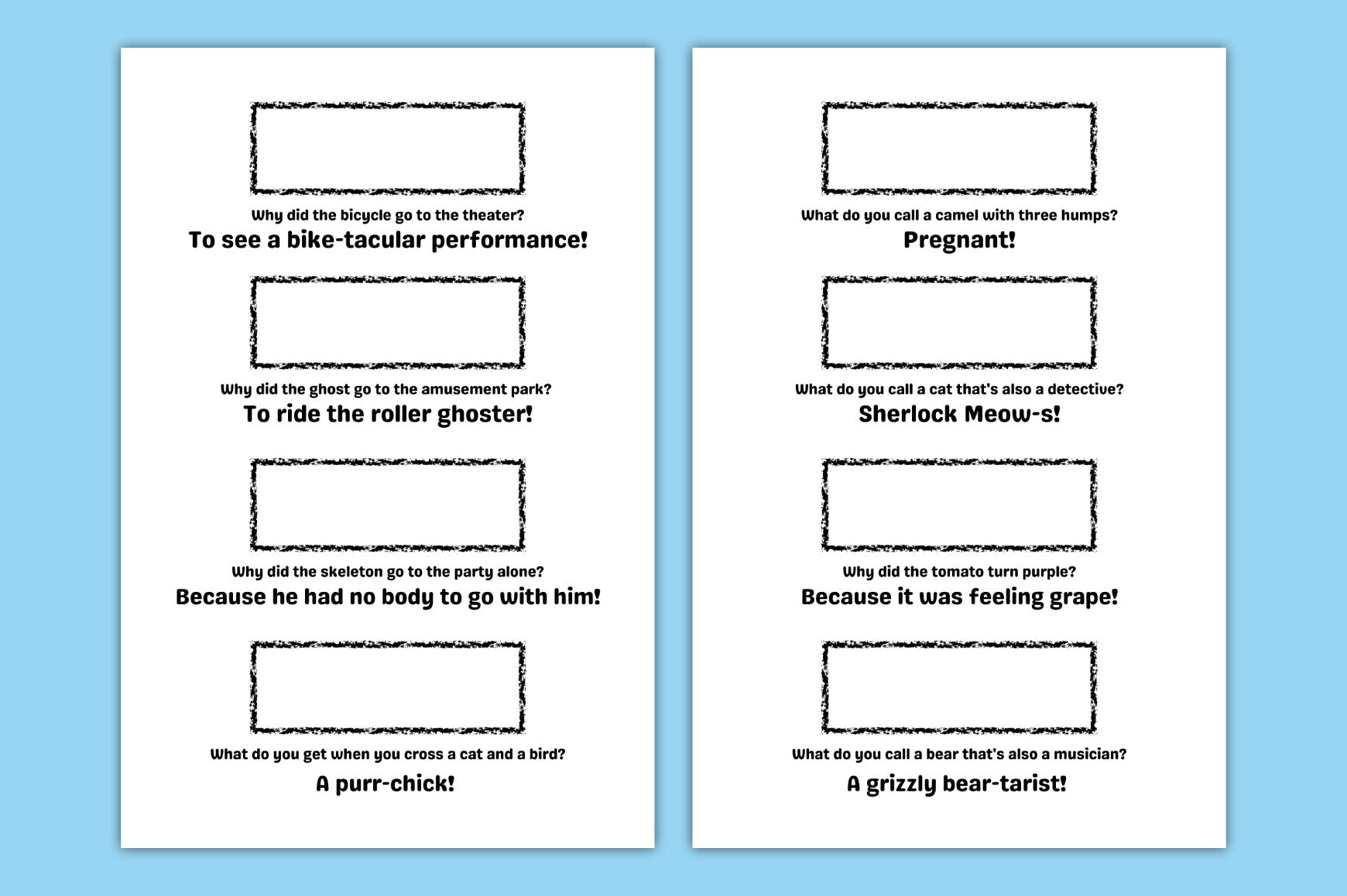 Joke Books for Kids Planner