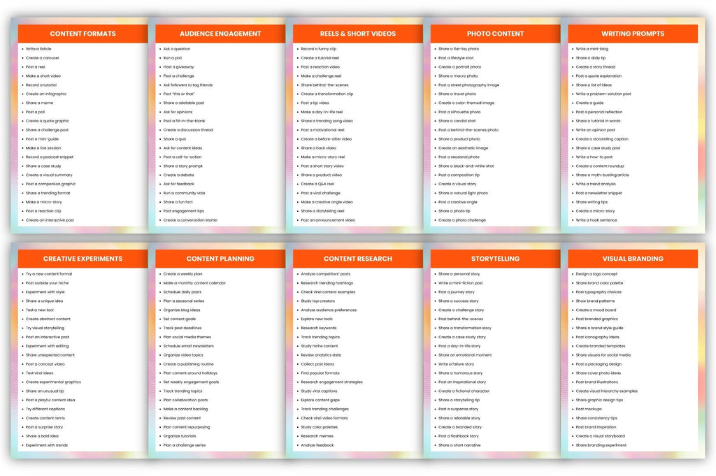 Content Creator Prompts