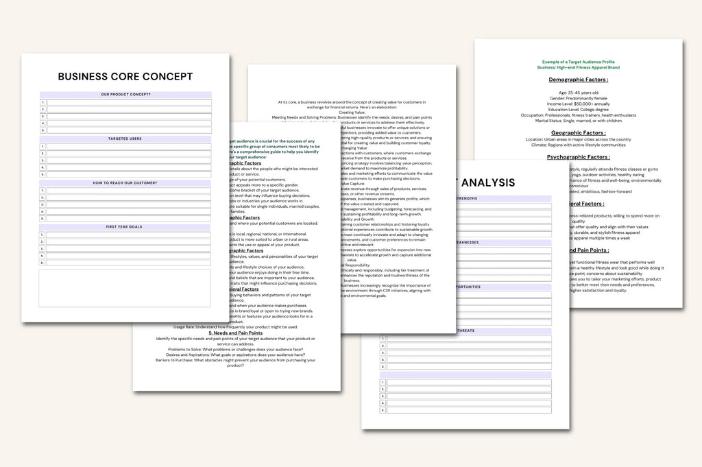 Entrepreneur Success Workbook