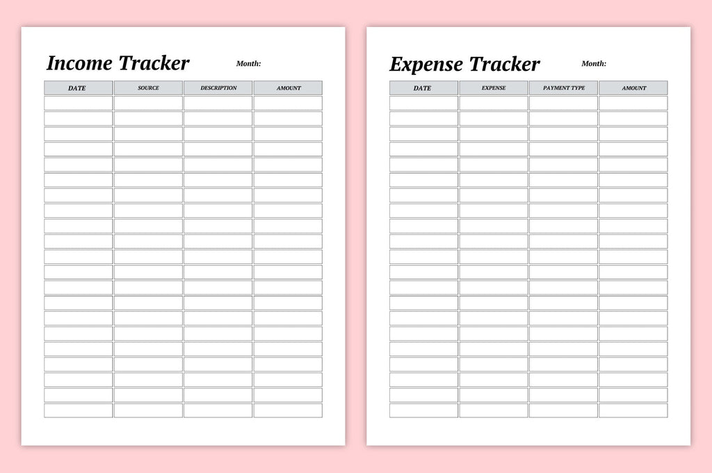 Tumbler Business Planner Template