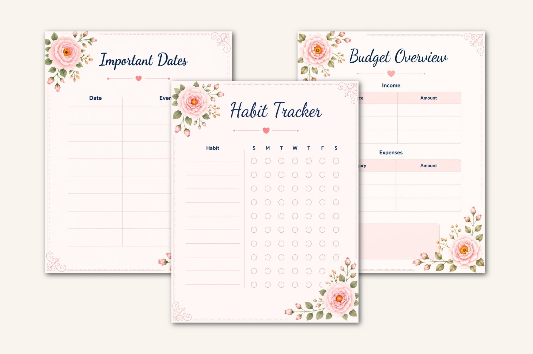 Mom Daily Productivity Planner