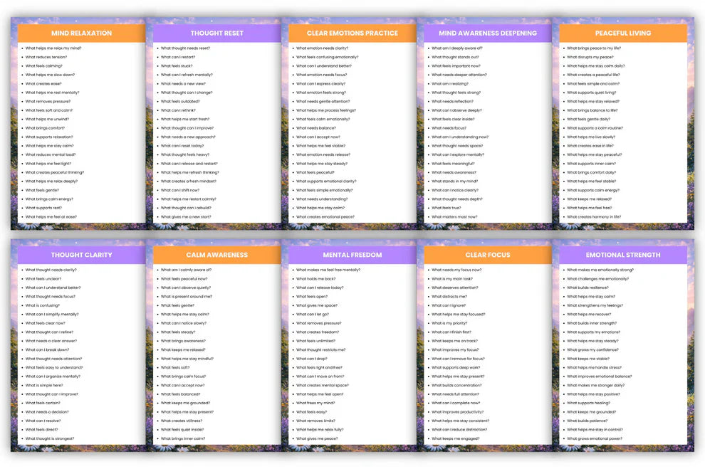 Clear Mind Prompts
