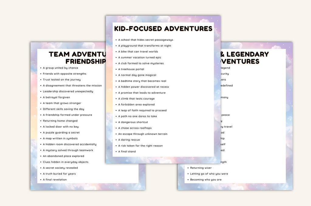 Short Kids Prompts