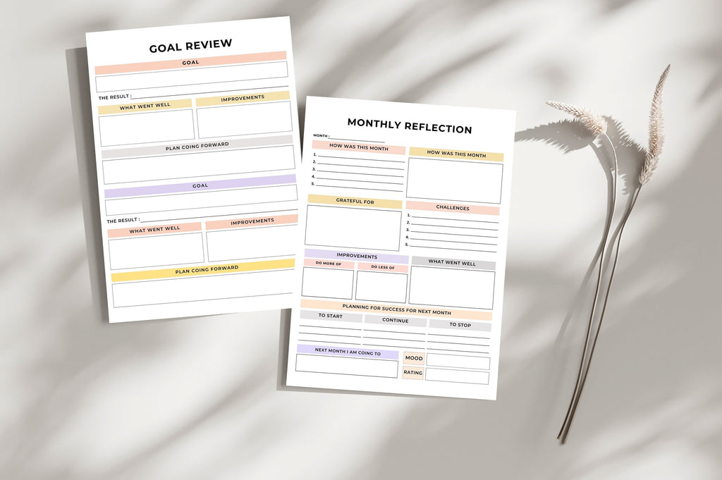 Goal Setting Motivation Planner
