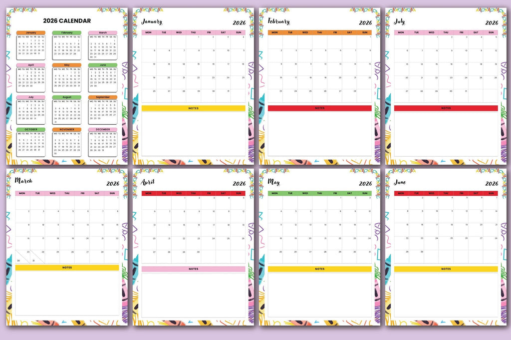 ADHD Kids Planner printable productivity and focus planner pages