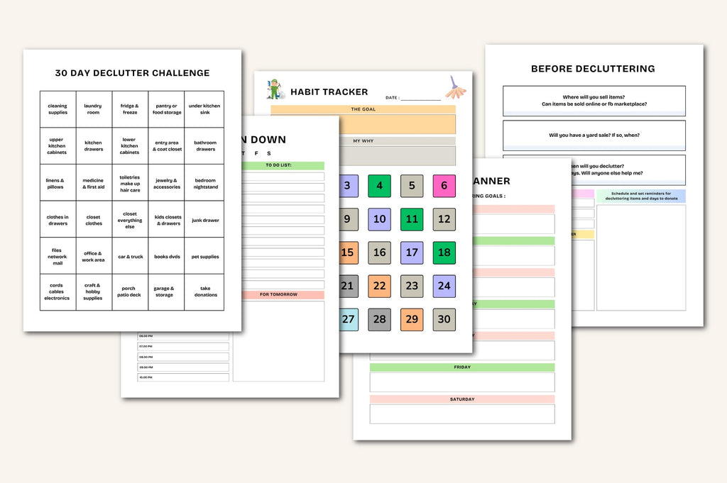 Decluttering Planner