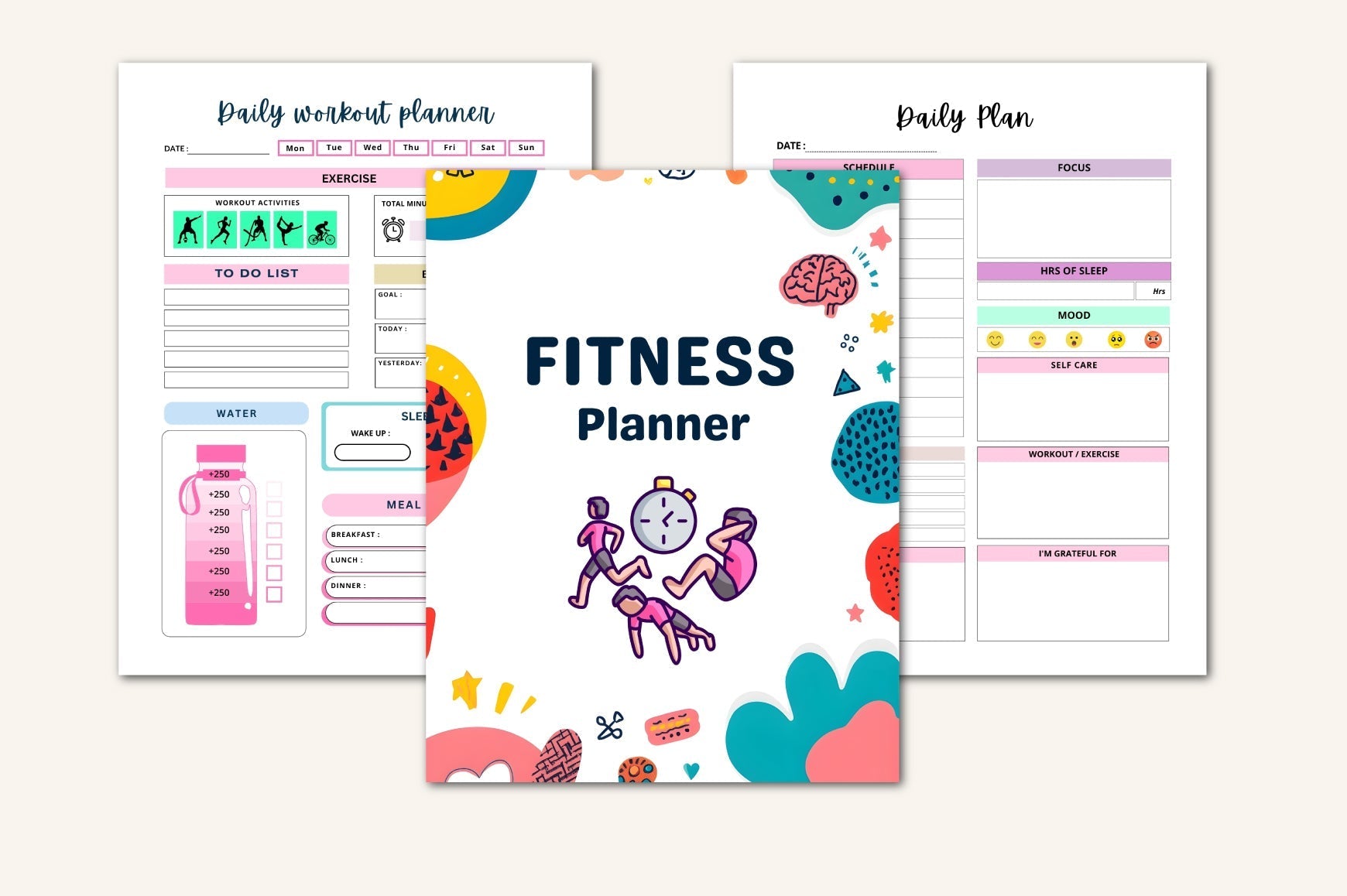 ADHD Mega Planner featuring focus planner and time management pages