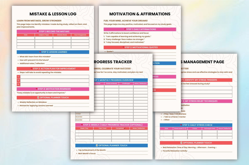 Study Adventure Planner