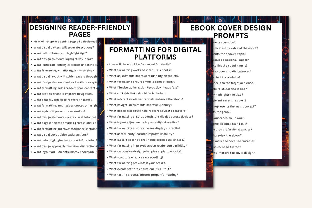 Ebook Creation AI Prompts