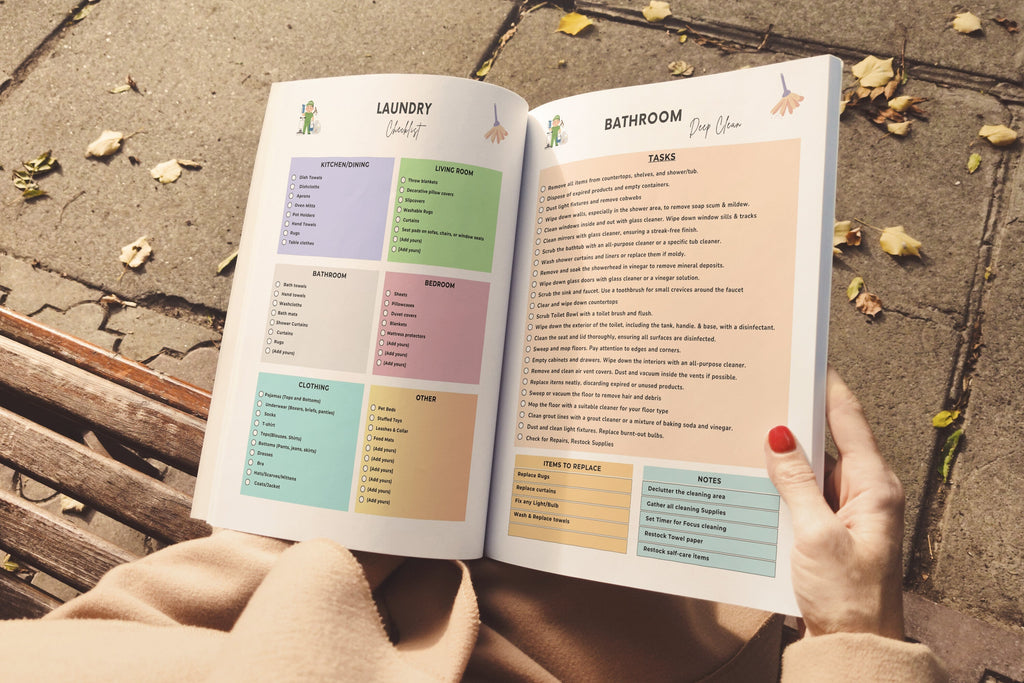 ADHD Cleaning Planner for Effective Organization Home Cleaning Schedule