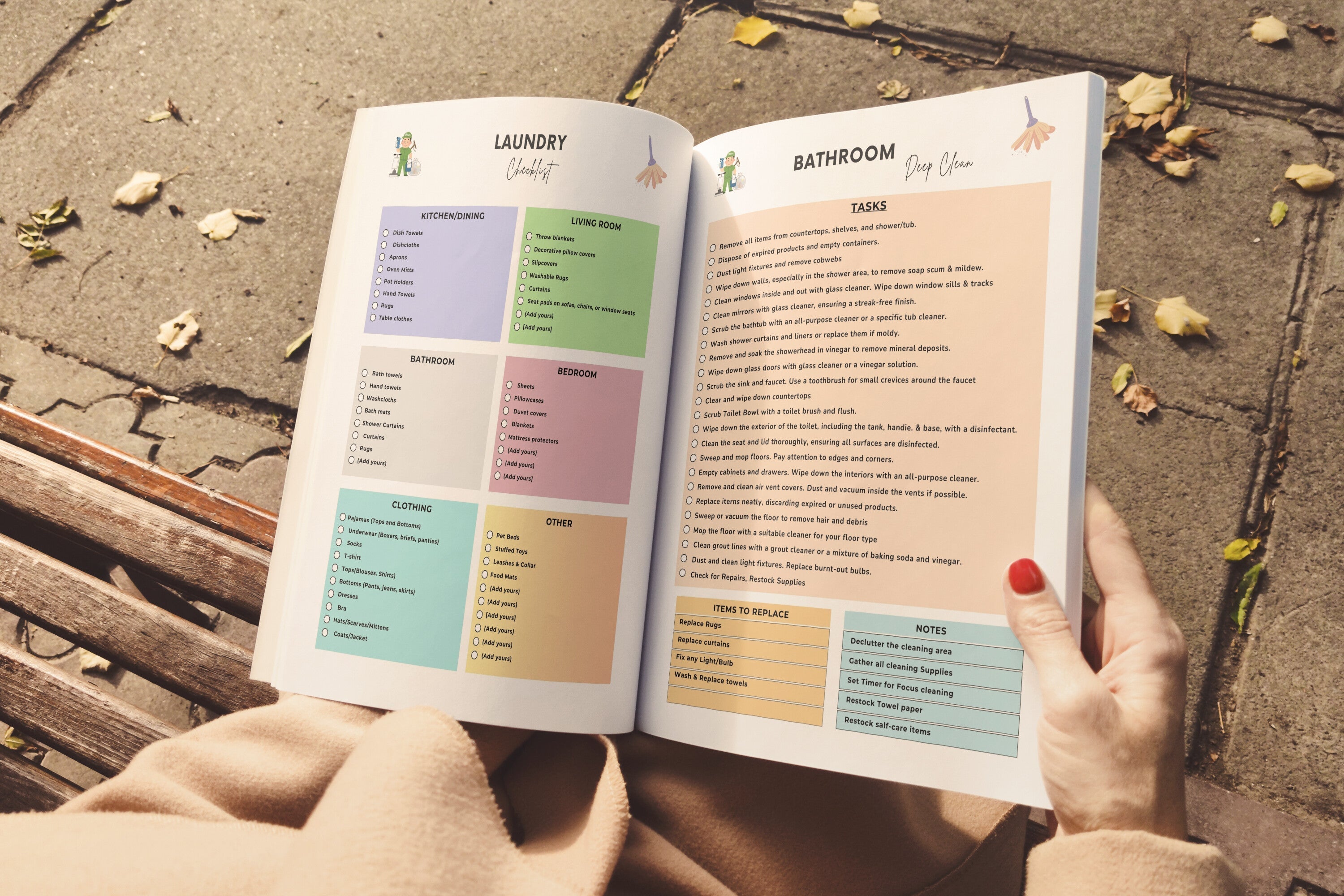 ADHD Cleaning Planner for Effective Organization Home Cleaning Schedule