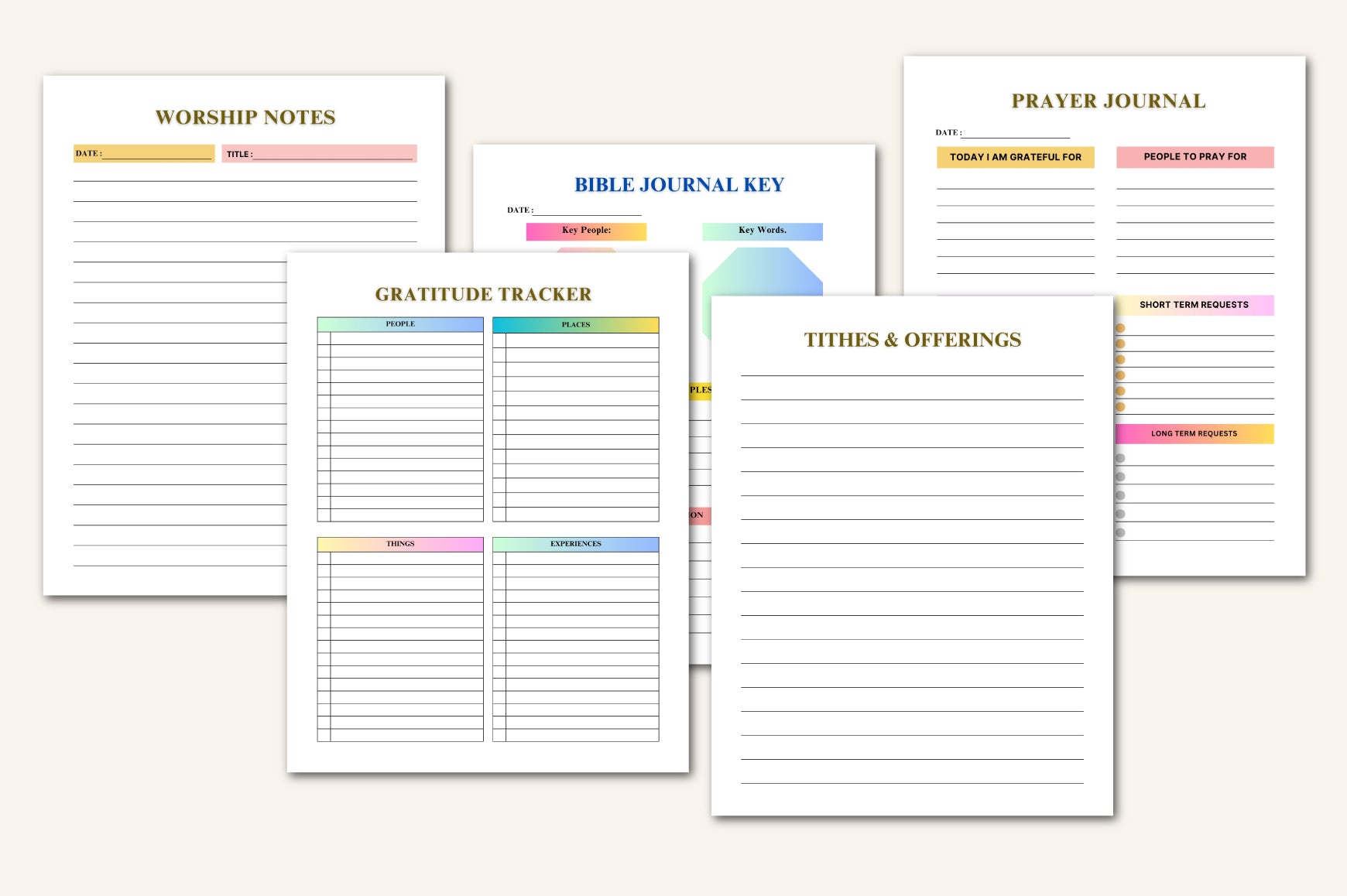 Faith Bible Reflection Journal