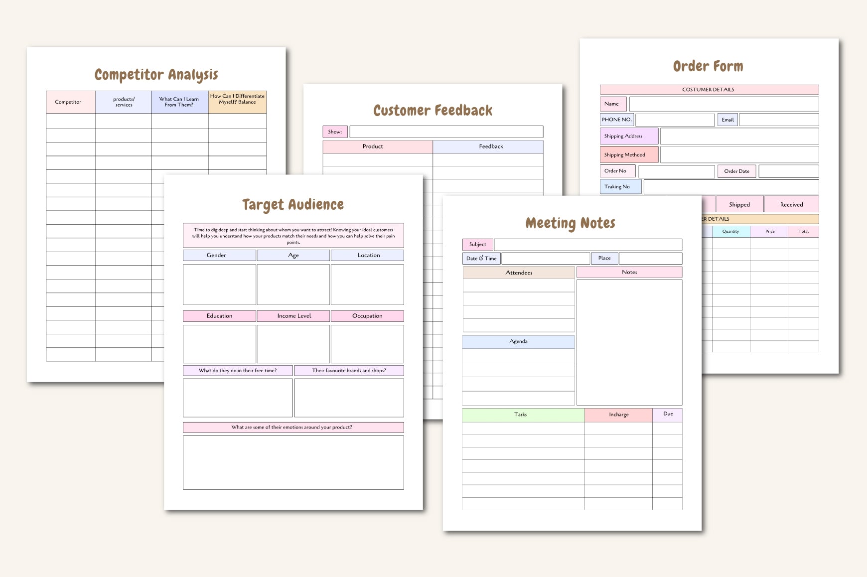 Crafting Business Workbook