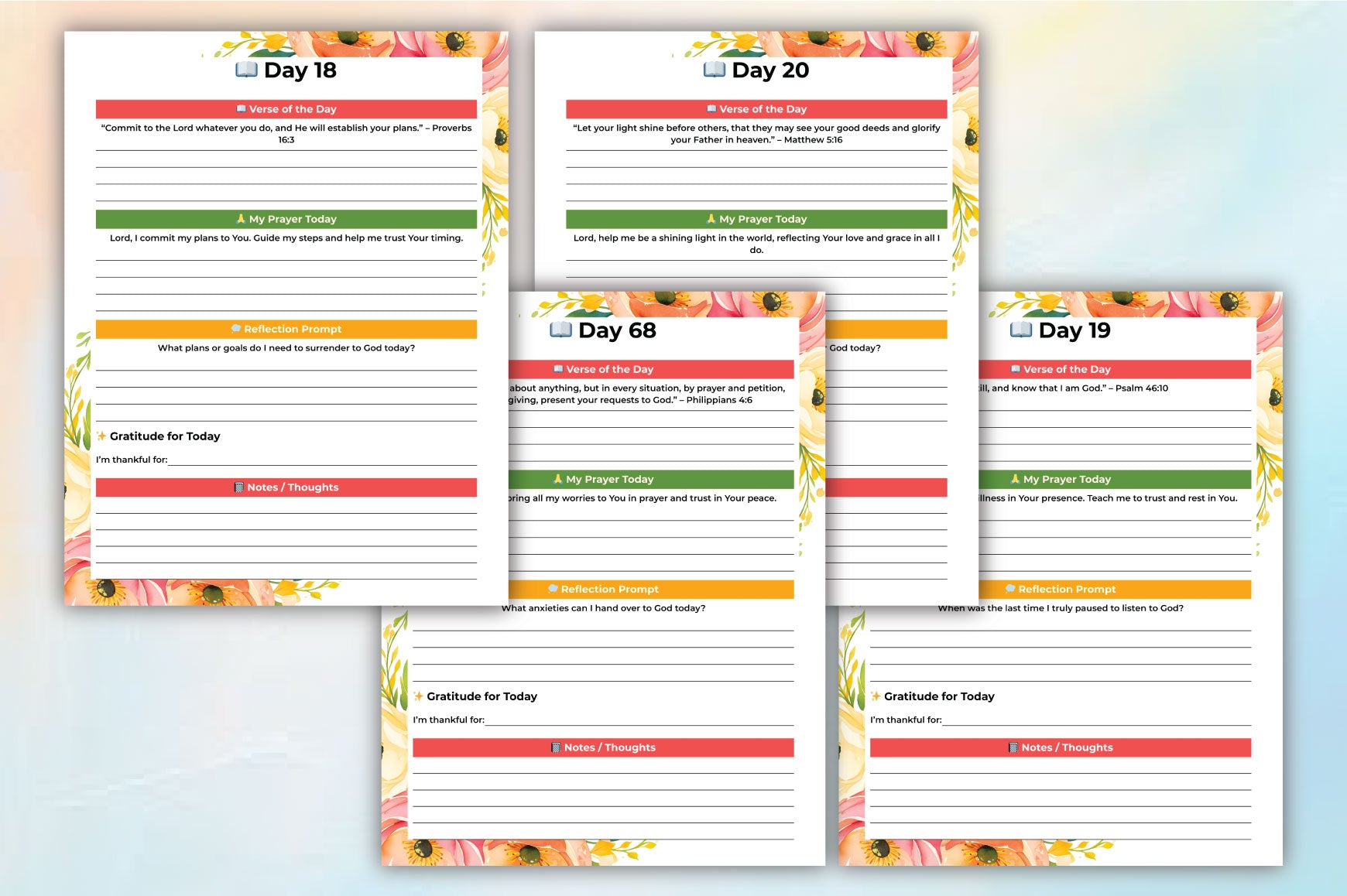 Faithful Reflections Guided Journal