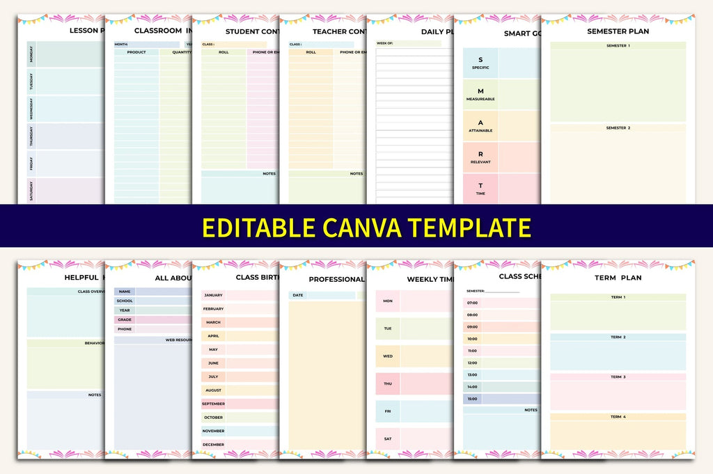 Teacher Planner 100 Workbook
