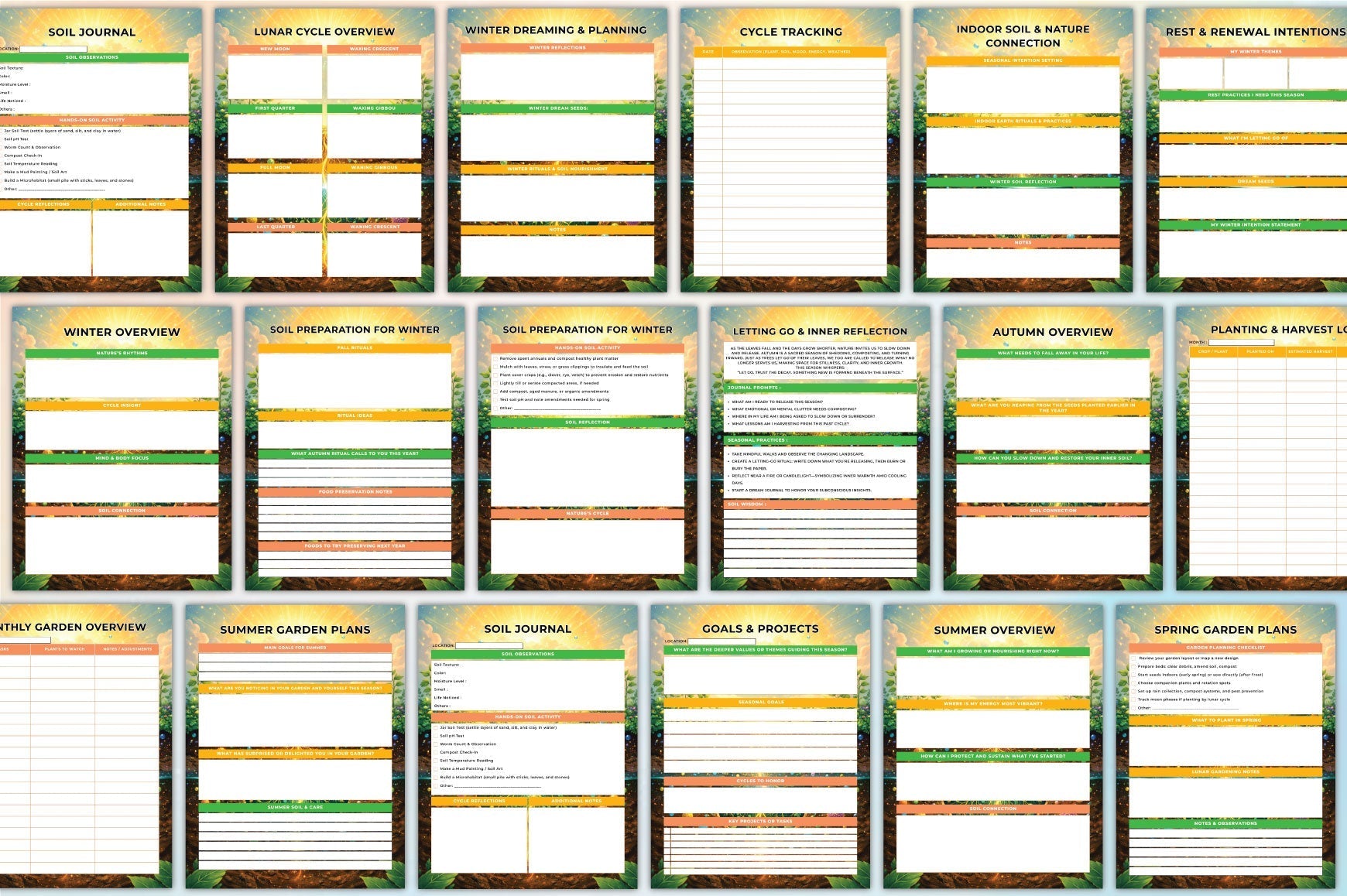 Cycles Soil Gardening Journal: Enhance Your Garden's Growth