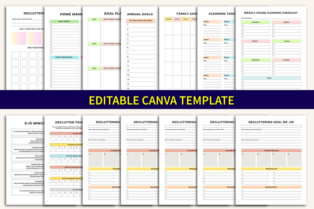 Decluttering Planner