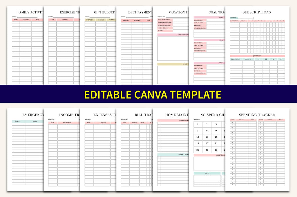 House Management Binder Planner