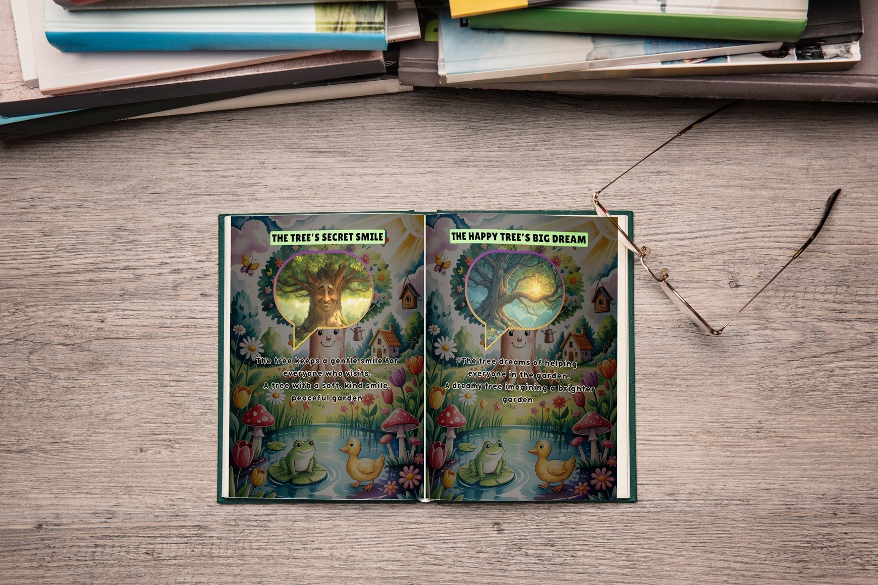 The Happy Tree in the Tiny Garden Book