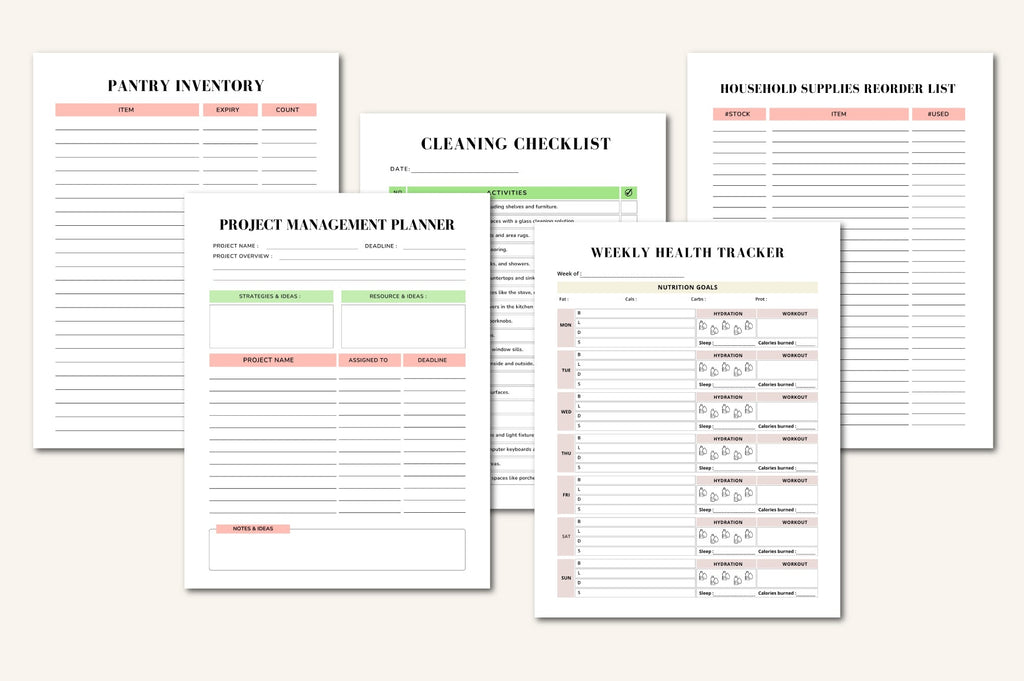 House Management Mega Binder