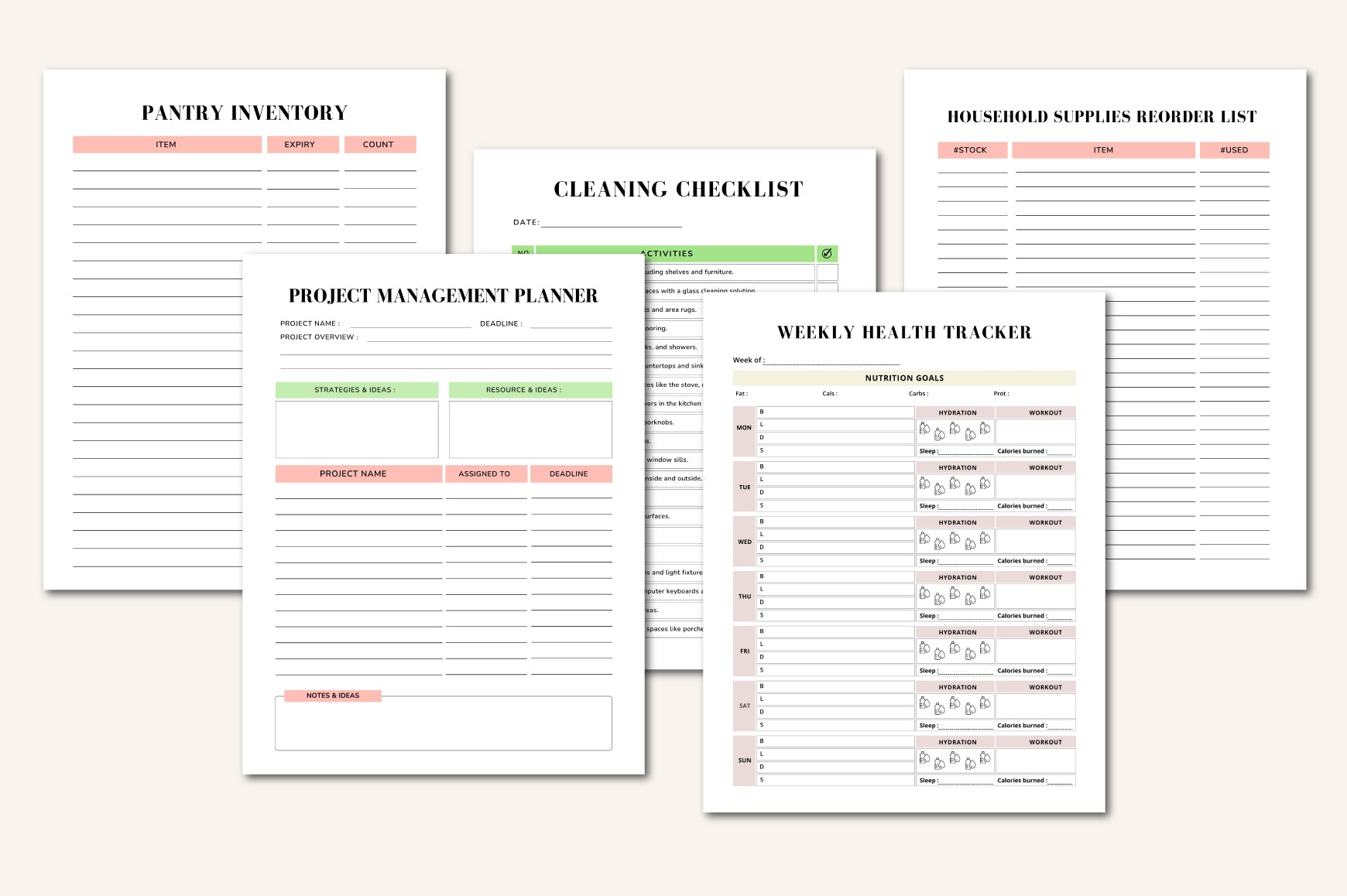 House Management Mega Binder